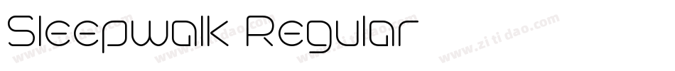 Sleepwalk Regular字体转换